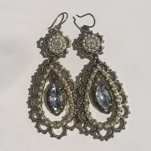 Large Dangly Antique Earrings